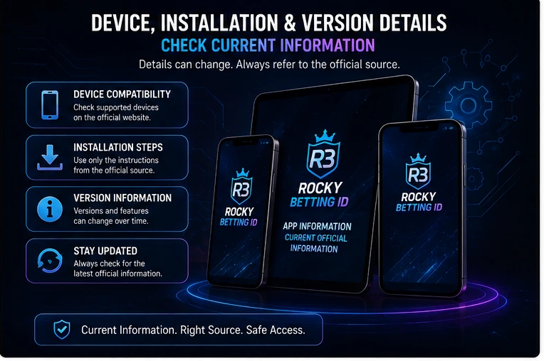 Rockkyy Book App device and version information