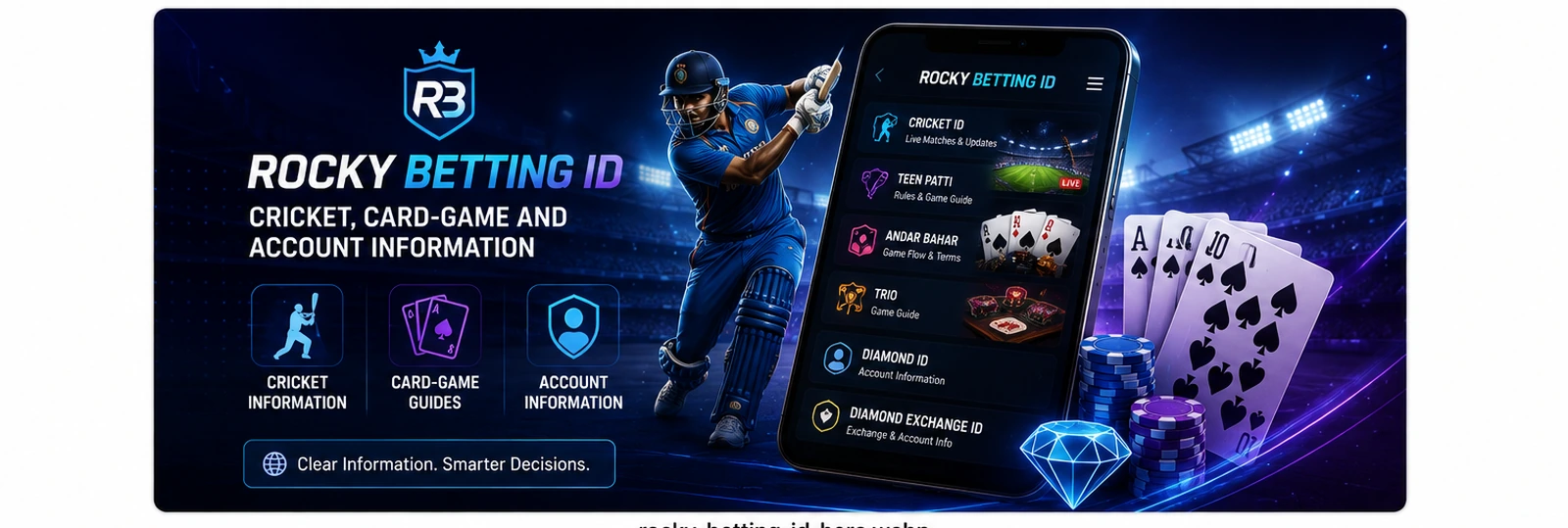 Rockkyy Book cricket card game and account information